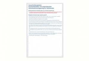 Ausschreibungstext für Regel-air® FFLH Typ 14